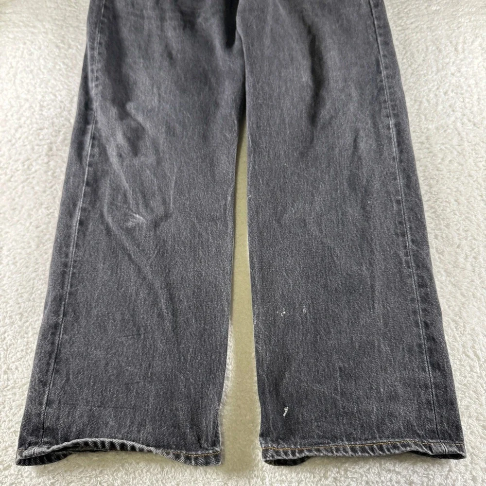 Levis 501‎ Jeans Mens 38x29 (tag 42x32) Black Button Fly Classic Straight Cotton